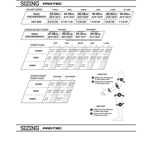 Street Adult 3-PK Pad Set Open | PRO-TEC
