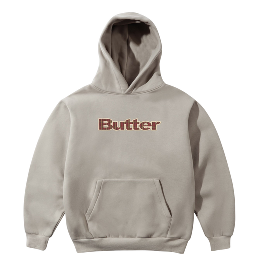 Plaid Logo Applique Pullover Hood | Butter Goods