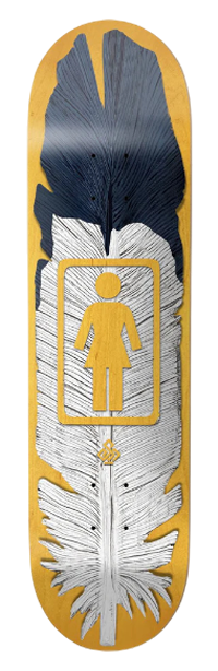 Saiz Feather Cory Kennedy Skateboard Deck - 8.375" | GIRL