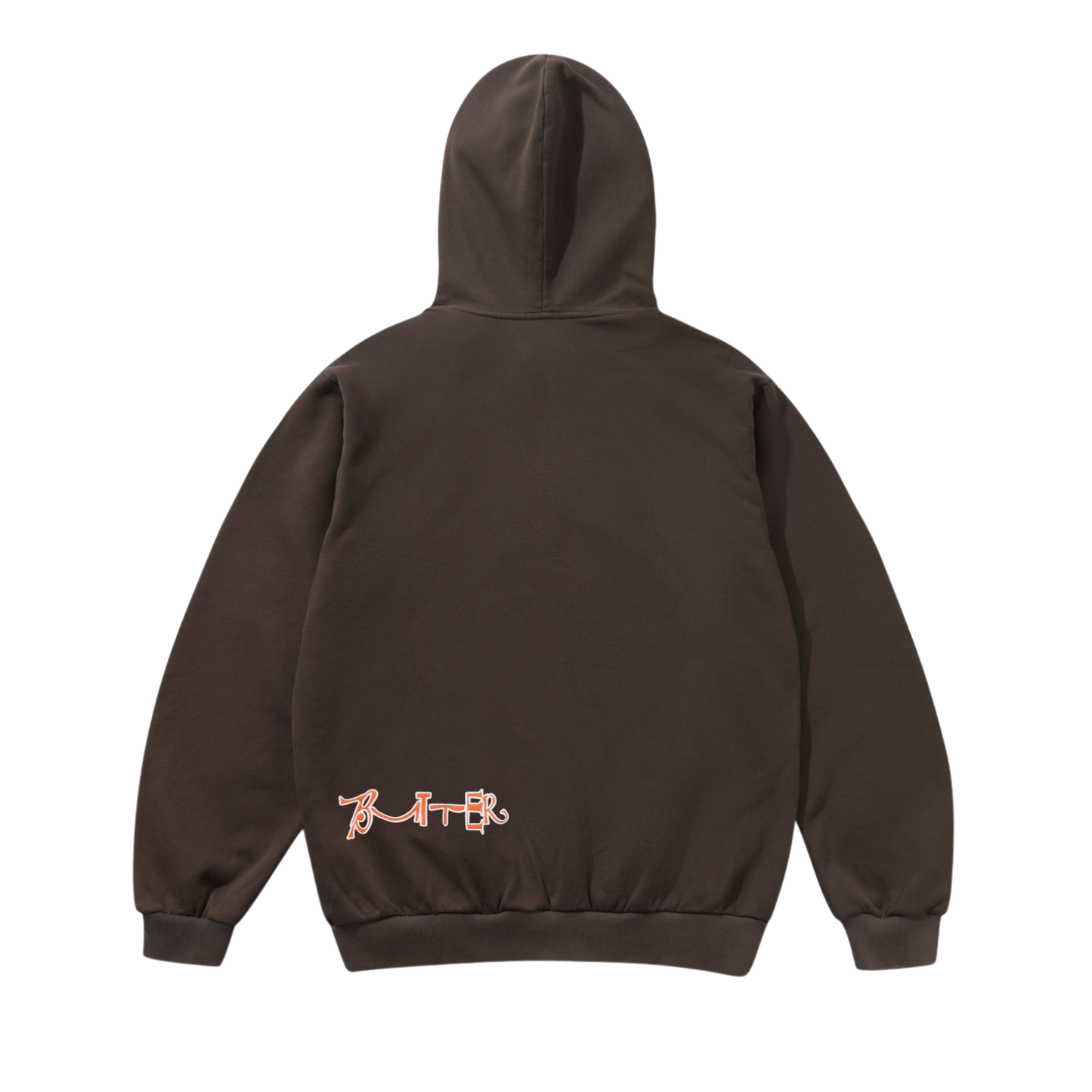 Beat Konducta Zip-Thru Hood, Washed Chestnut | Butter Goods
