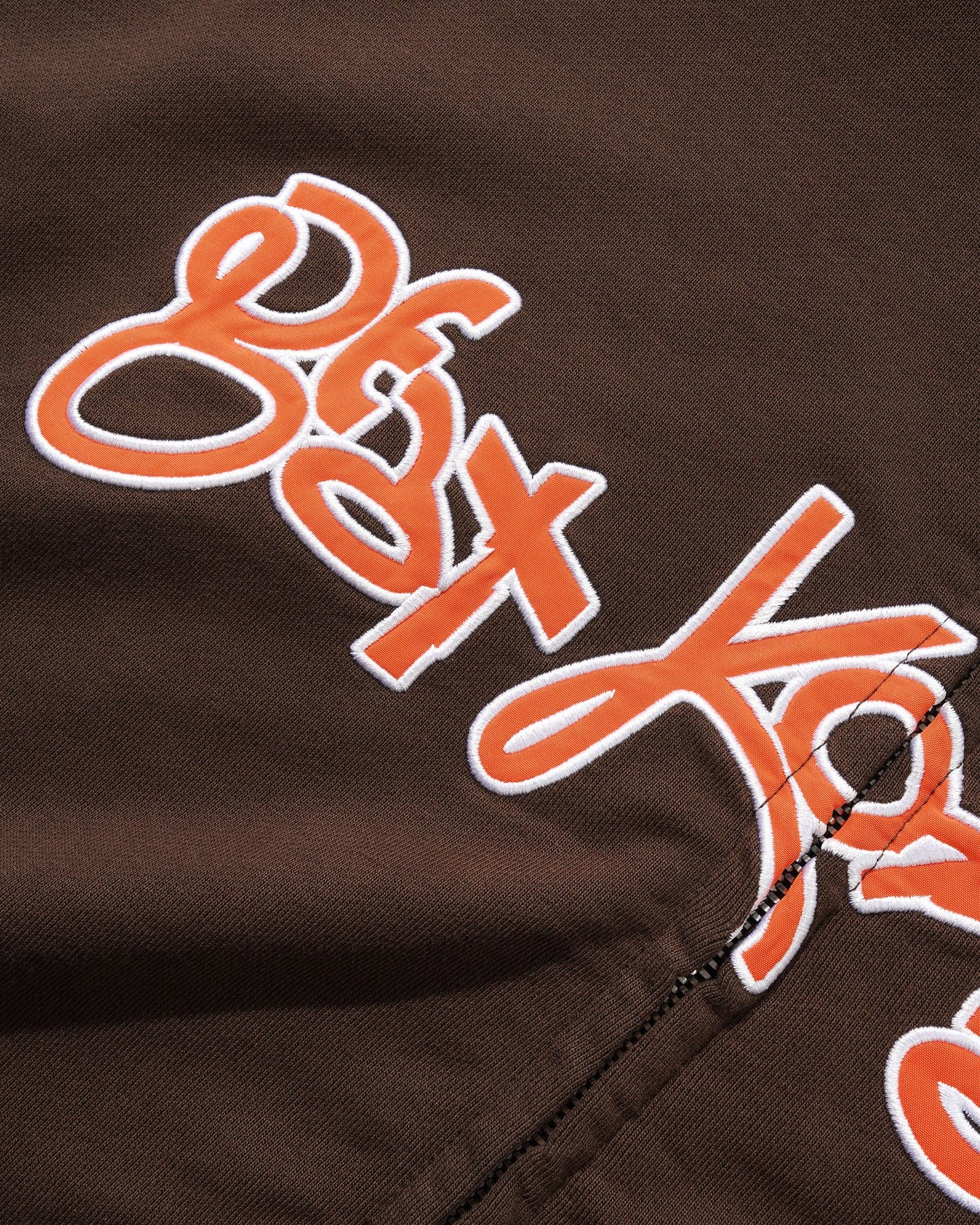 Beat Konducta Zip-Thru Hood, Washed Chestnut | Butter Goods