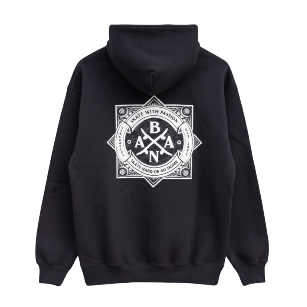 Hoodie| "Skate With Passion!" | Bana