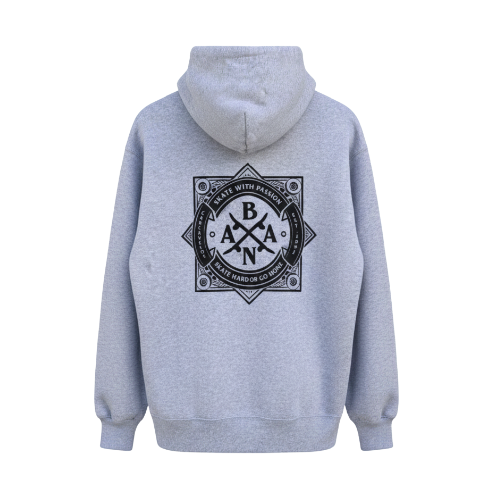 Hoodie| "Skate With Passion!" | Bana
