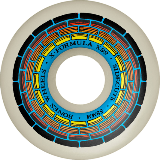 Rodas de skate X-Formula Wishing Well 58mm V5 Sidecuts 99A | BONES