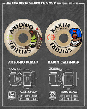 Rodas Spitfire - F4 97du Radial Full Karim Callender Burn Squad (natural)| SPITFIRE