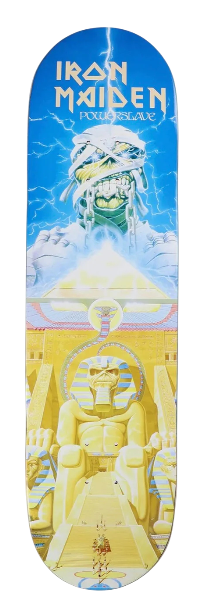 Iron Maiden X Zero Skateboards Powerslave 8.5”Deck | ZERO