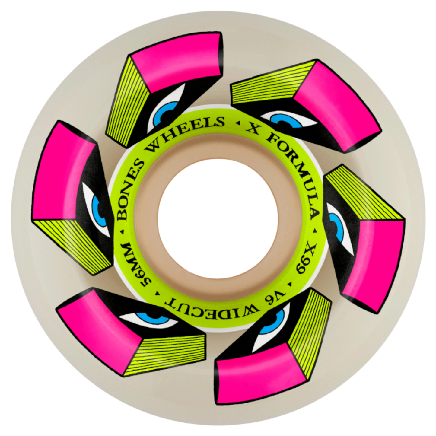 Rodas Bones Look Book X-Formula™ (XF) V6 Wide-Cut - 56mm 99A | BONES