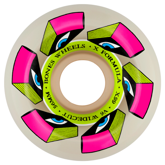 Rodas Bones Look Book X-Formula™ (XF) V6 Wide-Cut - 56mm 99A | BONES