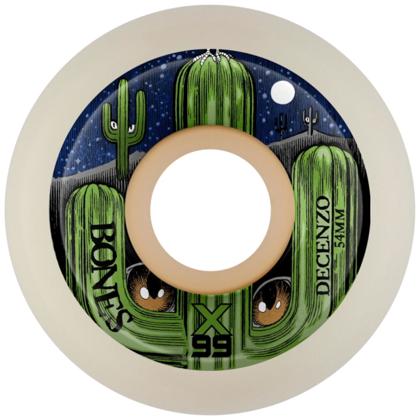 Rodas Bones Ryan Decenzo Cat Eye Cacti X-Formula™ (XF) V5 Sidecut - 54mm 99A | BONES
