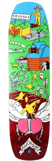 The Yard Manderson 8.5 Skateboard Deck | KROOKED