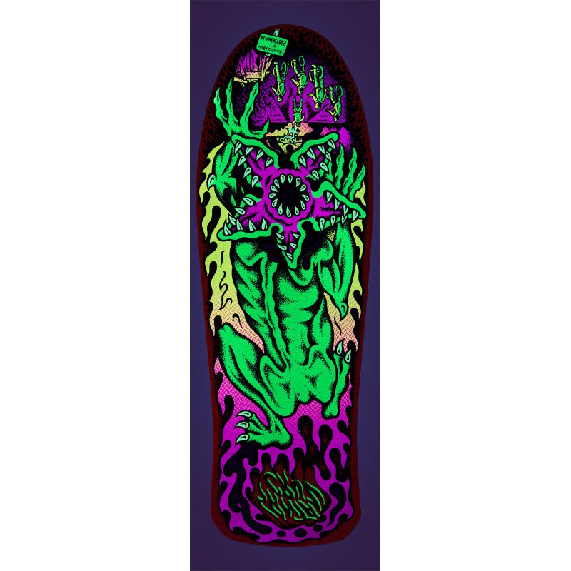 Stranger Things Salba Demogorgon 10.3" Old School Skateboard Deck | SANTA CRUZ