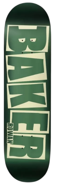 Baker Rowan Zorilla Brand Logo Green Foil - 8.0" | BAKER