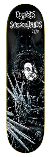 Scissorhands Forrest Edwards 8.25 Skateboard Deck | ZERO